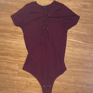 Maroon Bodysuit